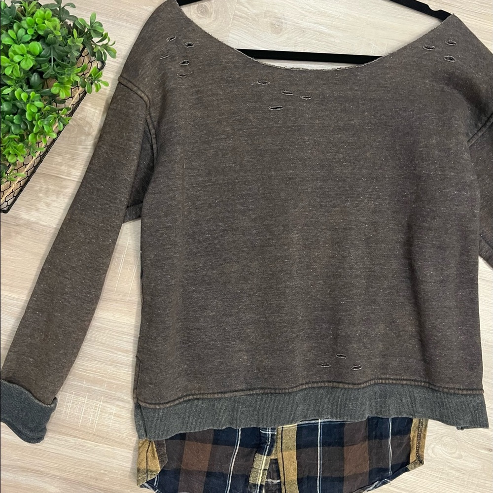 Gilded Intent Edgy Flannel/Sweatshirt